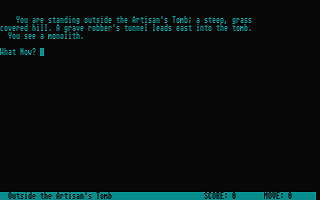 Artisan's Tomb (The) atari screenshot